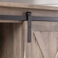 Robinson Rustic Transitional Sliding Barn Door Corner TV Stand For TVs Up To 58" - Saracina Home -Saracina Home Shop GUEST 8b4ef3d8 ea72 4f7b a25c 0f243ac859b0