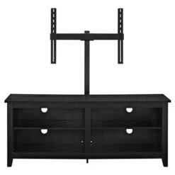 Farmhouse 4 Cubby Wood Open Storage With Mount TV Stand For TVs Up To 65" - Saracina Home -Saracina Home Shop GUEST 8bd0d463 3de0 4c30 a5f2 00c8b803de33