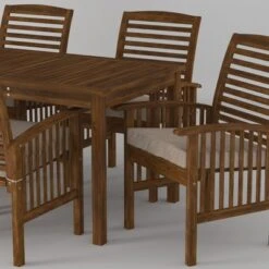 Ravenscroft 7pc Acacia Wood Patio Dining Set - Saracina Home -Saracina Home Shop GUEST 8ce3295c f6d9 453f 8bf5 ed1e51445db3