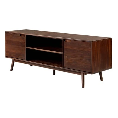 Solid Wood Mid-Century Modern TV Stand for TVs up to 80" - Saracina Home Solid Wood Mid-Century Modern TV Stand For TVs Up To 80" - Saracina Home -Saracina Home Shop GUEST 8e79d6b8 8dd2 4a61 a818 5cca332ec6d2