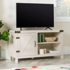 Clarabelle Rustic Industrial Barn Door TV Stand For TVs Up To 50" - Saracina Home 12 Clarabelle Rustic Industrial Barn Door TV Stand For TVs Up To 50" - Saracina Home -Saracina Home Shop GUEST 8f45b338 5fa3 461e 96a4 5d56a043e426