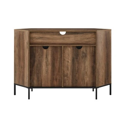 Atticus Modern Farmhouse 2 Door Corner TV Stand for TVs up to 55" Rustic Oak - Saracina Home Atticus Modern Farmhouse 2 Door Corner TV Stand For TVs Up To 55" Rustic Oak - Saracina Home -Saracina Home Shop GUEST 900f6adf 45c0 46b7 af93 6ba1b19d3f99