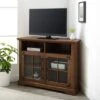 Avalene Rustic Farmhouse Corner TV Stand For TVs Up To 50" Natural Walnut - Saracina Home 2 Avalene Rustic Farmhouse Corner TV Stand For TVs Up To 50" Natural Walnut - Saracina Home -Saracina Home Shop GUEST 90f5bb2d 0d2e 46d1 ac2b 792eba51d9dc