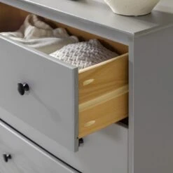 Stiva Classic Mid-Century Modern Vertical 4 Drawer Dresser Gray - Saracina Home 10 Stiva Classic Mid-Century Modern Vertical 4 Drawer Dresser Gray - Saracina Home -Saracina Home Shop GUEST 945f99b7 1d31 4192 b9a7 95398042a0e2