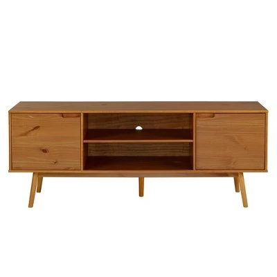 Solid Wood Mid-Century Modern TV Stand for TVs up to 80" - Saracina Home Solid Wood Mid-Century Modern TV Stand For TVs Up To 80" - Saracina Home -Saracina Home Shop GUEST 963f4aa7 1dd5 4068 8d30 f7951fced556