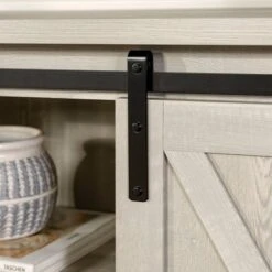 Modern Transitional Sliding Barndoor TV Stand For TVs Up To 65"- Saracina Home -Saracina Home Shop GUEST 964d1916 022a 4e1e 9775 20ffa11829ba