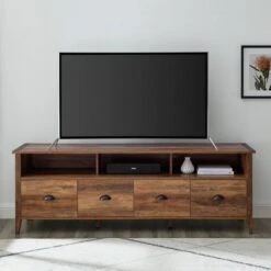 4 Drawer Farmhouse TV Stand For TVs Up To 80" - Saracina Home 10 4 Drawer Farmhouse TV Stand For TVs Up To 80" - Saracina Home -Saracina Home Shop GUEST 96a5e6bf bea8 466a b714 93192818c2e9