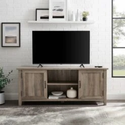 Modern Transitional TV Stand For TVs Up To 65" - Saracina Home -Saracina Home Shop GUEST 97268621 6ada 4045 bddc fcac7e01cda6