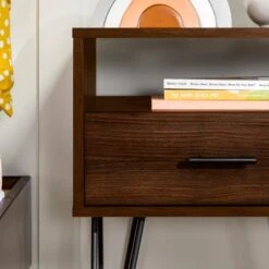 Amal Modern Single Drawer Hairpin Leg Nightstand - Saracina Home 7 Amal Modern Single Drawer Hairpin Leg Nightstand - Saracina Home -Saracina Home Shop GUEST 973be0e7 f38b 4ab5 8f73 a0d24b2a91fe