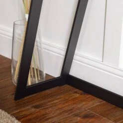 Urban Industrial Entry Table With Wood And Metal Dark Walnut - Saracina Home -Saracina Home Shop GUEST 99db12da 9646 4861 be4a c35dc3e76dc7