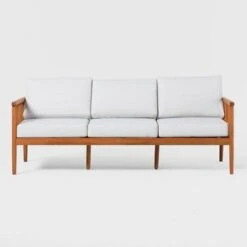 Saracina Home Modern Boho Eucalyptus Outdoor Spindle Sofa With Cushions -Saracina Home Shop GUEST 9a040ef1 be3c 430b 842e 54cd629fc082