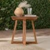 Saracina Home Modern Slatted Round Acacia Accent Table -Saracina Home Shop GUEST 9afd1abc 176e 40e0 9fcc dded7cc7b32a