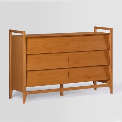 Mid-Century Modern Solid Wood Paneled 6 Drawer Dresser - Saracina Home Mid-Century Modern Solid Wood Paneled 6 Drawer Dresser - Saracina Home -Saracina Home Shop GUEST 9ba5ba44 2f1a 4b1c ad93 c52196e4f262