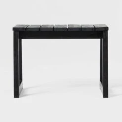 Saracina Home Modern Slatted Rectangle Outdoor Acacia Accent Table -Saracina Home Shop GUEST 9bd90f88 ff2d 485d abd3 c4966a433312