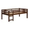 Twin Indy Solid Wood Low Loft Bed Walnut - Saracina Home -Saracina Home Shop GUEST 9cba767e 3c66 40df 999b b26c85ace542