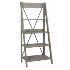 68.25" Boho 4 Tier Solid Wood Ladder Bookshelf Plant Stand - Saracina Home -Saracina Home Shop GUEST 9e1ac1c6 97f2 43e5 b491 c02e06933d72