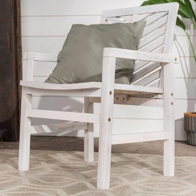2pk Slatted Chevron Acacia Wood Patio Chairs - Saracina Home 2pk Slatted Chevron Acacia Wood Patio Chairs - Saracina Home -Saracina Home Shop GUEST 9fa99a43 a90b 485d a0db f63d7f71c2a6