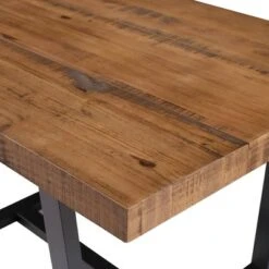 52" Modern Farmhouse Solid Wood Distressed Plank Top Dining Table - Saracina Home 6 52" Modern Farmhouse Solid Wood Distressed Plank Top Dining Table - Saracina Home -Saracina Home Shop GUEST a0004985 299c 4f91 99ba 9b1acae6059f