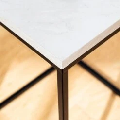 Owen Urban Open Box Frame Side Table Faux White Marble - Saracina Home -Saracina Home Shop GUEST a18d237f 6d41 471e 8f0b cc124916a1b8