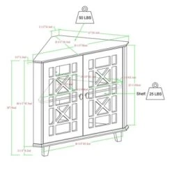 2 Door Corner Accent Cabinet With Fretwork Doors - Saracina Home 10 2 Door Corner Accent Cabinet With Fretwork Doors - Saracina Home -Saracina Home Shop GUEST a18e1f43 b6f9 4000 b005 ef27a6115445