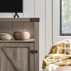 2 Door Farmhouse Highboy TV Stand For TVs Up To 65" Gray Wash - Saracina Home 10 2 Door Farmhouse Highboy TV Stand For TVs Up To 65" Gray Wash - Saracina Home -Saracina Home Shop GUEST a20362f4 dd21 4414 998f 5d6d25929e48