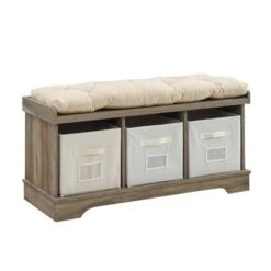 42" Upholstered Wood Entryway Bench With Storage - Saracina Home 7 42" Upholstered Wood Entryway Bench With Storage - Saracina Home -Saracina Home Shop GUEST a33dcced 5d4b 41f0 9fff 7ab260692d10