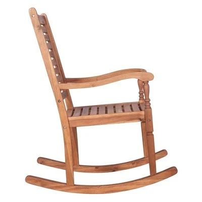 Bamberg Transitional Acacia Wood Outdoor Rocking Chair - Saracina Home Bamberg Transitional Acacia Wood Outdoor Rocking Chair - Saracina Home -Saracina Home Shop GUEST a3d1d40e 25e3 46f0 89f7 27e03efb18b7