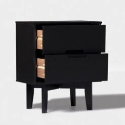 Mid-Century Modern Wood Nightstand - Saracina Home -Saracina Home Shop GUEST a49f45e0 1fa8 4d59 a9d4 46994240cbf1