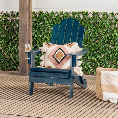 Genovia Transitional Acacia Wood Outdoor Adirondack Chair with Wine Holder - Saracina Home Genovia Transitional Acacia Wood Outdoor Adirondack Chair With Wine Holder - Saracina Home -Saracina Home Shop GUEST a4e65143 8937 4ed8 a577 6b9716d2568f