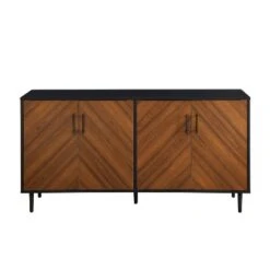 Angelo Modern Bookmatch 4 Door Sideboard - Saracina Home -Saracina Home Shop GUEST a647d701 ef2e 4119 bbbb ba87ce734b57