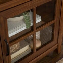 Tasi Transitional Farmhouse Glass Window Pane Door With Electric Fireplace TV Stand For TVs Up To 80" - Saracina Home -Saracina Home Shop GUEST a8ad83f5 d62d 4bb1 8f47 7df8dbeb4efd