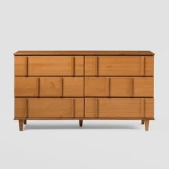 Modern Vertical Accent Solid Wood 6 Drawer Double Dresser - Saracina Home 21 Modern Vertical Accent Solid Wood 6 Drawer Double Dresser - Saracina Home -Saracina Home Shop GUEST a9a10edd 8873 4c3b abef 421345c78f2d