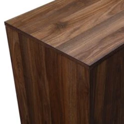 44" Mid-Century Modern Asymmetrical Sideboard Dark Walnut - Saracina Home 4 44" Mid-Century Modern Asymmetrical Sideboard Dark Walnut - Saracina Home -Saracina Home Shop GUEST a9f195b1 5f71 4b42 95c3 56e134148815