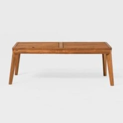 Saracina Home Acacia Mid-Century Modern Rectangle Slatted Patio Coffee Table -Saracina Home Shop GUEST ab006353 f4ab 418f 864b 8ef9cc7fc7cd