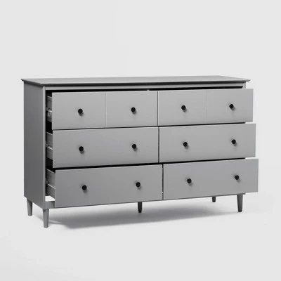 Stiva Classic Mid-Century Modern Horizontal 6 Drawer Dresser - Saracina Home Stiva Classic Mid-Century Modern Horizontal 6 Drawer Dresser - Saracina Home -Saracina Home Shop GUEST ab27ae63 eb40 4a84 a28a ef6f50069d2d