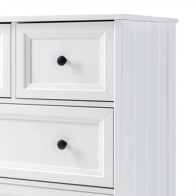 Farmhouse 5 Drawer Grooved Tall Storage Dresser White - Saracina Home Farmhouse 5 Drawer Grooved Tall Storage Dresser White - Saracina Home -Saracina Home Shop GUEST ab313697 0a2b 4a96 892a 514c0abe50fa