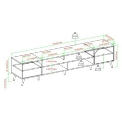 Mid-Century Modern Wide Storage TV Stand For TVs Up To 90" - Saracina Home 10 Mid-Century Modern Wide Storage TV Stand For TVs Up To 90" - Saracina Home -Saracina Home Shop GUEST ab849d12 16de 4623 8ed9 7b3fa2bb7fe4
