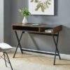 Modern Mixed Material Open Storage Computer Desk - Saracina Home -Saracina Home Shop GUEST ad5ca860 2914 4769 be37 e4427ee7b753