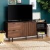 Rockwell Modern Storage TV Stand For TVs Up To 43" Brown - Saracina Home -Saracina Home Shop GUEST adaf0eba cc11 467d 896d c3ebe9e99845