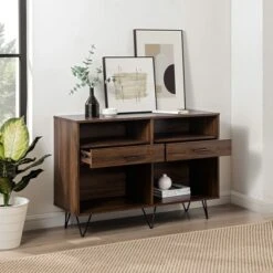 Modern Hairpin Leg Storage Console Table - Saracina Home 6 Modern Hairpin Leg Storage Console Table - Saracina Home -Saracina Home Shop GUEST ae1cec53 f20e 4fa0 8177 fd4d1768ea44