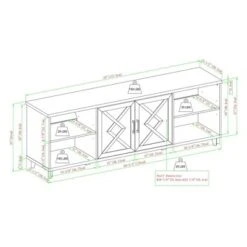 Whitton Modern Transitional Geometric 2 Door TV Stand For TVs Up To 80" - Saracina Home 10 Whitton Modern Transitional Geometric 2 Door TV Stand For TVs Up To 80" - Saracina Home -Saracina Home Shop GUEST aec89585 bf63 495f 881e cae7d74222cd