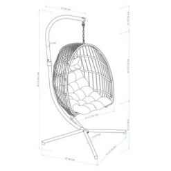 Toluca Hanging Outdoor Boho Egg Chair With Cushion - Saracina Home 6 Toluca Hanging Outdoor Boho Egg Chair With Cushion - Saracina Home -Saracina Home Shop GUEST b0198d06 b098 4685 beec 4fa58d027b8d