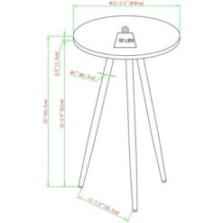 Modern Glam 3 Leg Round Side Table - Saracina Home -Saracina Home Shop GUEST b0240f86 31b9 4922 91c0 26a1ecfd91f4