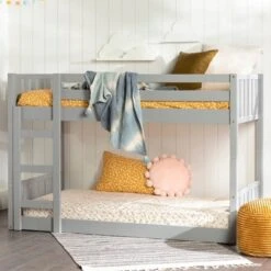 Twin Over Twin Wood Detachable Slat Bunk Bed - Saracina Home -Saracina Home Shop GUEST b1c2a3d0 4f3c 4fcc 8b66 8703ed708e10
