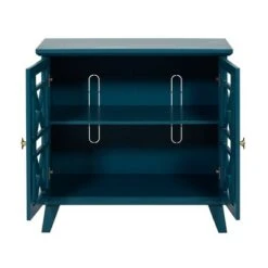 Versatile Fretwork Accent Storage Cabinet Blue - Saracina Home 4 Versatile Fretwork Accent Storage Cabinet Blue - Saracina Home -Saracina Home Shop GUEST b1e1ee1a 7f60 4d22 967f 986f85e15291