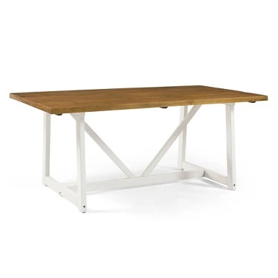 72" Solid Wood Trestle Dining Table - Saracina Home 72" Solid Wood Trestle Dining Table - Saracina Home -Saracina Home Shop GUEST b26ee083 34a0 48ae 8628 5b3a21d31163