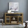 Rustic Transitional Double Door Highboy Buffet - Saracina Home