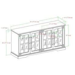 Avalene Modern Farmhouse 4 Door Glass Window Pane TV Stand For TVs Up To 65" - Saracina Home 6 Avalene Modern Farmhouse 4 Door Glass Window Pane TV Stand For TVs Up To 65" - Saracina Home -Saracina Home Shop GUEST b3f7df06 e059 4949 a076 ebe86ef2463e