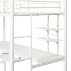 Twin Analise Metal Loft Bed With Wood Desk - Saracina Home -Saracina Home Shop GUEST b4bbba92 aba8 44d4 9b1e 7ffe5362405a