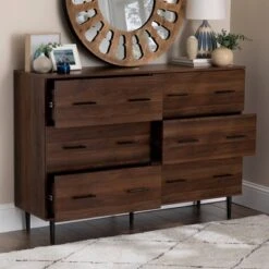 Higgins Modern Horizontal 6 Drawer Dresser - Saracina Home 5 Higgins Modern Horizontal 6 Drawer Dresser - Saracina Home -Saracina Home Shop GUEST b51baecc 8022 4031 8aac a3ba997bb471